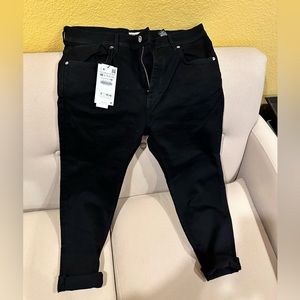 ZARA skinny cropped jeans 36x30